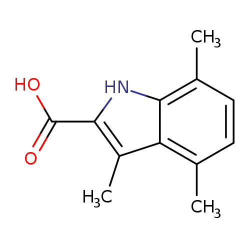 3,4,7-Trimethyl-1H-indole-2-carboxylic acid