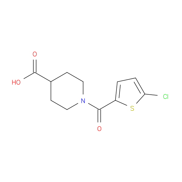 1-(5-Chlorothiophene-2-carbonyl)piperidine-4-carboxylic acid