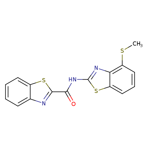 N-[4-(methylsulfanyl)-1,3-benzothiazol-2-yl]-1,3-benzothiazole-2-carboxamide