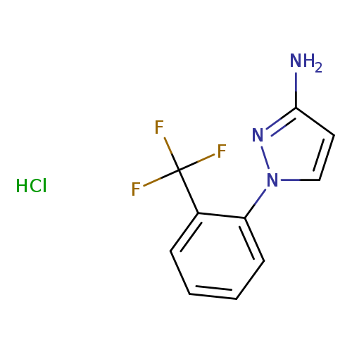 1-[2-(trifluoromethyl)phenyl]-1H-pyrazol-3-amine hydrochloride