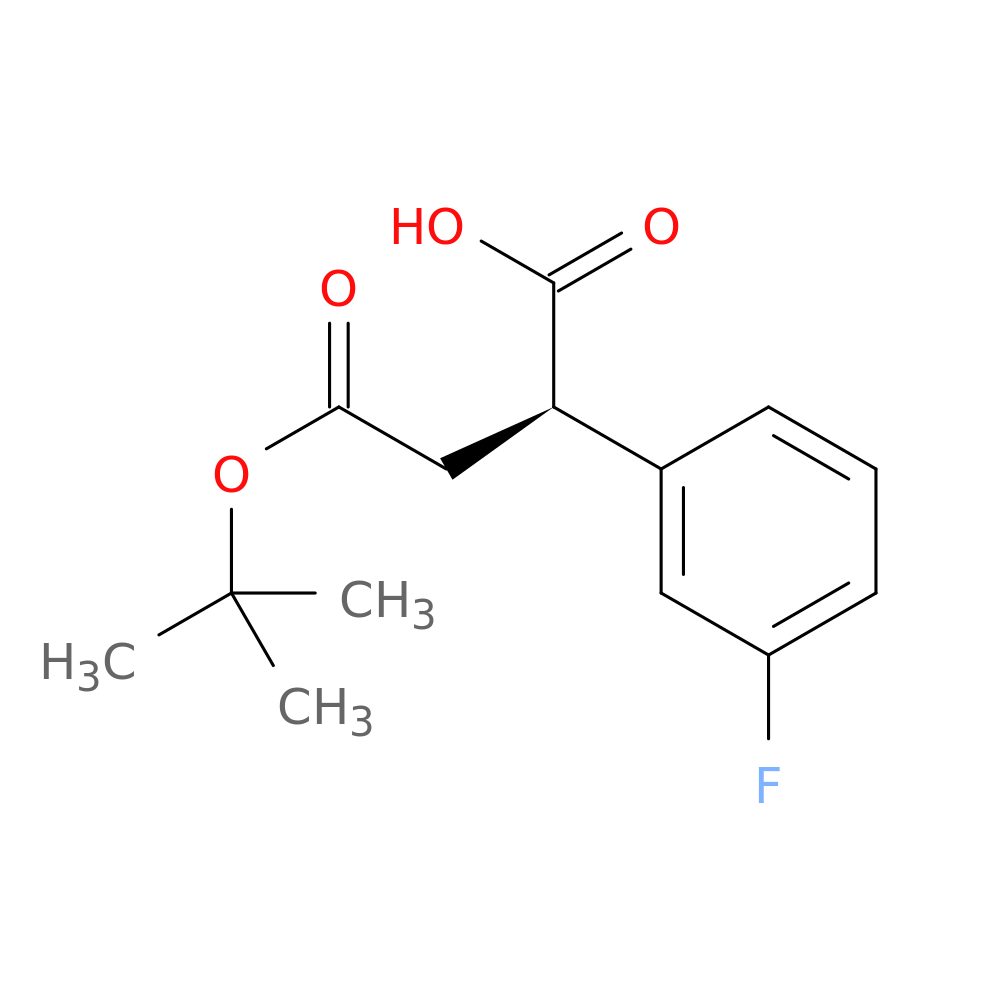 (R)-4-(tert-Butoxy)-2-(3-fluorophenyl)-4-oxobutanoic acid