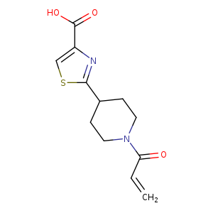 2-[1-(prop-2-enoyl)piperidin-4-yl]-1,3-thiazole-4-carboxylic acid