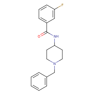 N-(1-benzylpiperidin-4-yl)-3-fluorobenzamide