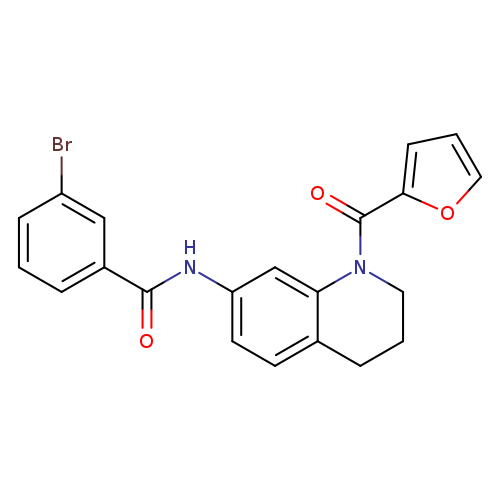 3-bromo-N-[1-(furan-2-carbonyl)-1,2,3,4-tetrahydroquinolin-7-yl]benzamide