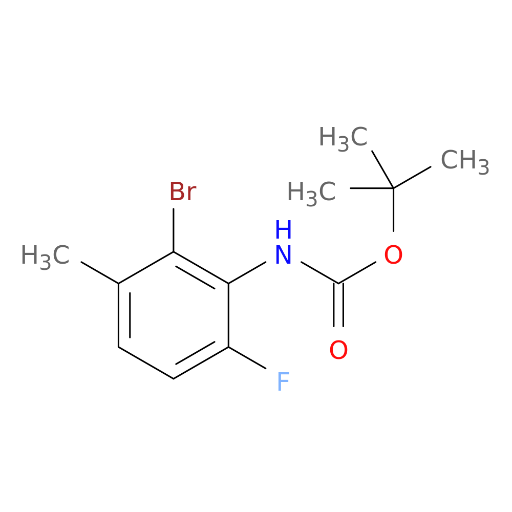 tert-butyl N-(2-bromo-6-fluoro-3-methylphenyl)carbamate