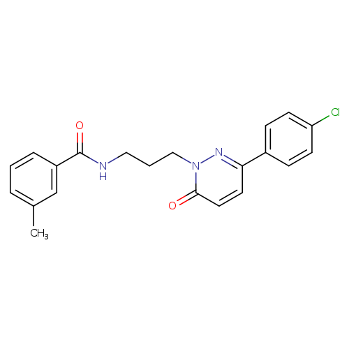 N-{3-[3-(4-chlorophenyl)-6-oxo-1,6-dihydropyridazin-1-yl]propyl}-3-methylbenzamide