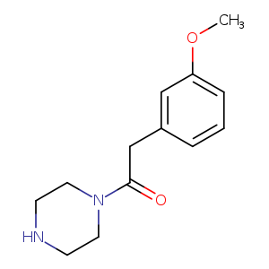 2-(3-methoxyphenyl)-1-(piperazin-1-yl)ethan-1-one