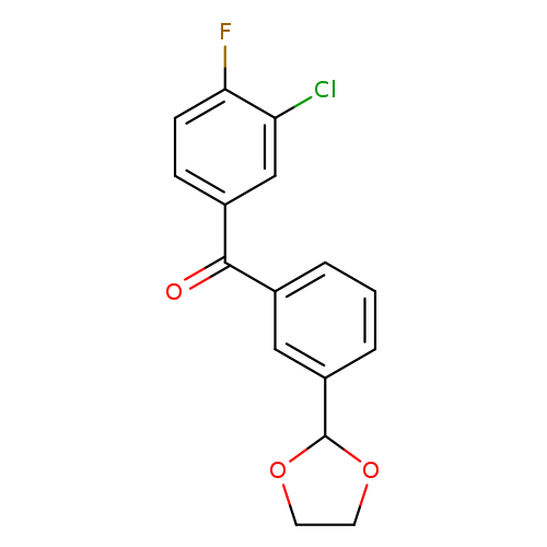 3-Chloro-3'-(1,3-dioxolan-2-yl)-4-fluorobenzophenone