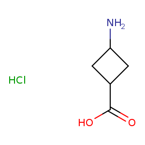 Cyclobutanecarboxylic acid, 3-amino-, hydrochloride (1:1)
