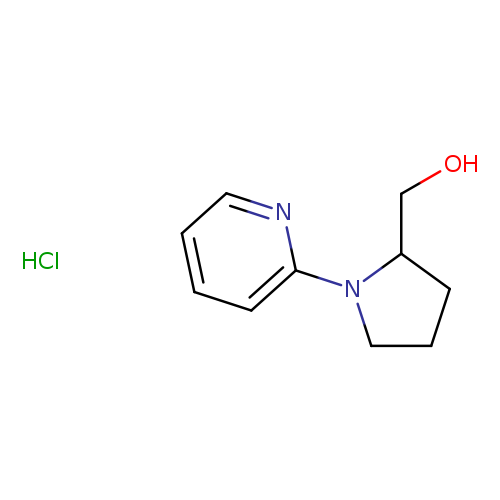 [1-(pyridin-2-yl)pyrrolidin-2-yl]methanol hydrochloride
