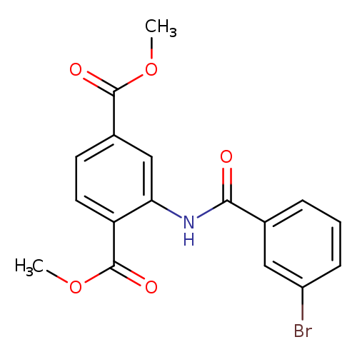 dimethyl 2-[(3-bromobenzoyl)amino]terephthalate