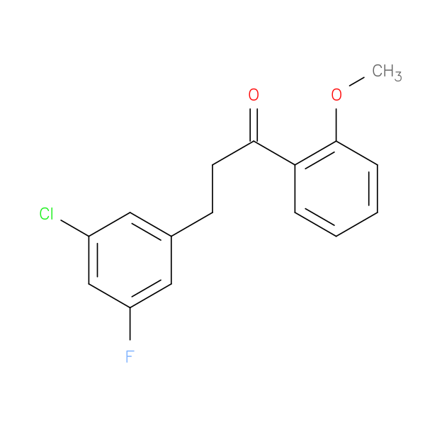 3-(3-Chloro-5-fluorophenyl)-2'-methoxypropiophenone