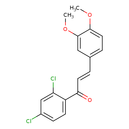 2-Propen-1-one, 1-(2,4-dichlorophenyl)-3-(3,4-dimethoxyphenyl)-, (2E)-