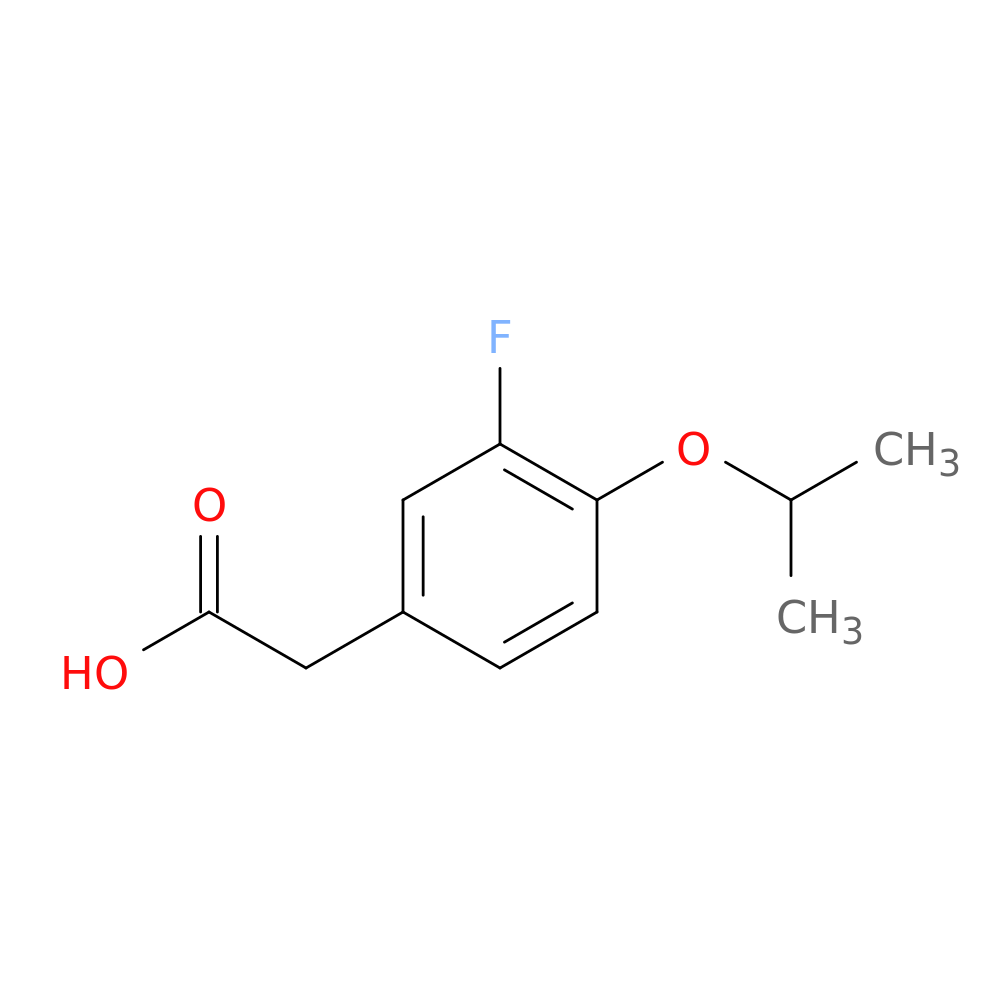 2-(3-Fluoro-4-isopropoxyphenyl)acetic acid