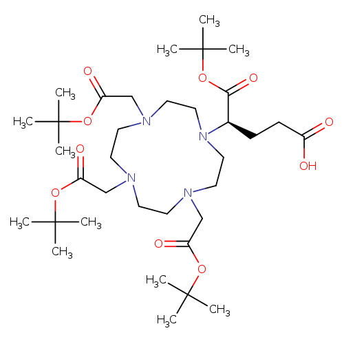 (R)-5-(tert-Butoxy)-5-oxo-4-(4,7,10-tris(2-(tert-butoxy)-2-oxoethyl)-1,4,7,10-tetraazacyclododecan-1-yl)pentanoic acid