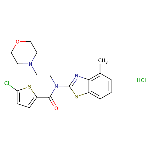 5-chloro-N-(4-methyl-1,3-benzothiazol-2-yl)-N-[2-(morpholin-4-yl)ethyl]thiophene-2-carboxamide hydrochloride