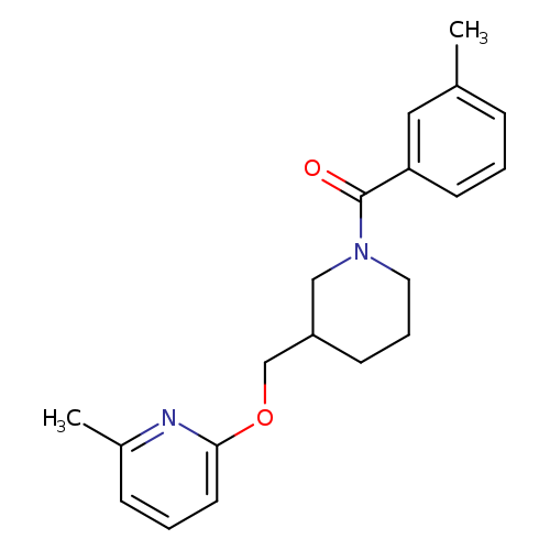 2-methyl-6-{[1-(3-methylbenzoyl)piperidin-3-yl]methoxy}pyridine