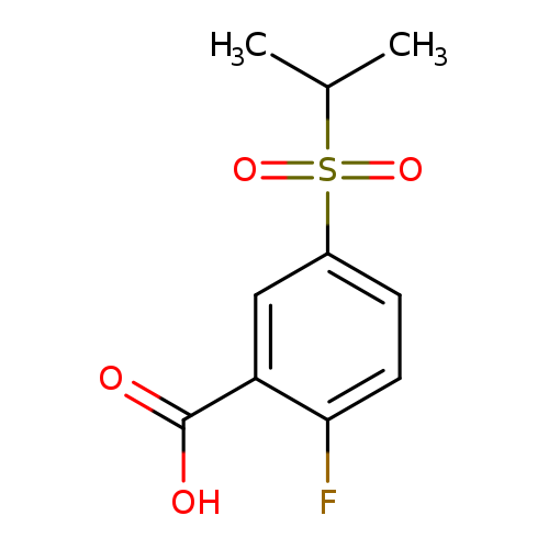 2-Fluoro-5-(propane-2-sulfonyl)benzoic acid