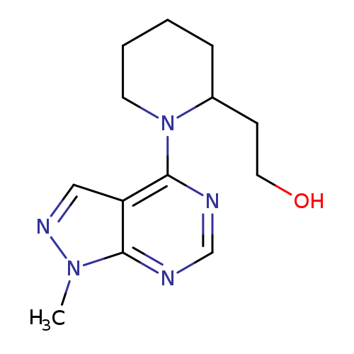 2-(1-{1-methyl-1H-pyrazolo[3,4-d]pyrimidin-4-yl}piperidin-2-yl)ethan-1-ol