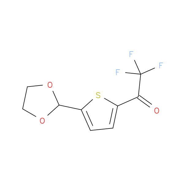 2-Trifluoroacetyl-5-(1,3-dioxolan-2-yl)thiophene