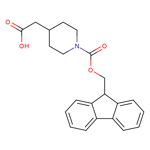 2-(1-(((9H-Fluoren-9-yl)methoxy)carbonyl)piperidin-4-yl)acetic acid