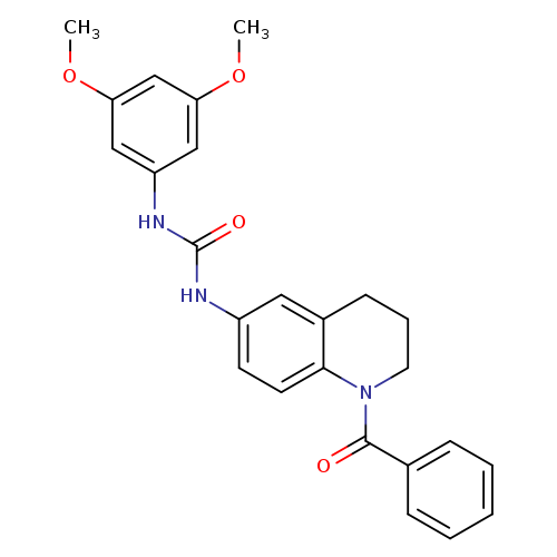 3-(1-benzoyl-1,2,3,4-tetrahydroquinolin-6-yl)-1-(3,5-dimethoxyphenyl)urea
