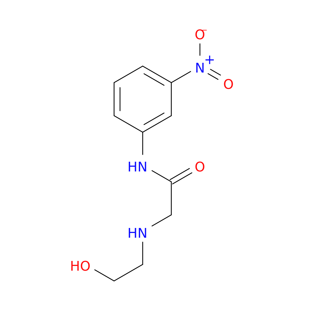 2-[(2-hydroxyethyl)amino]-N-(3-nitrophenyl)acetamide