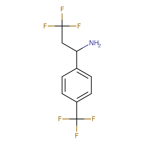 3,3,3-trifluoro-1-[4-(trifluoromethyl)phenyl]propan-1-amine