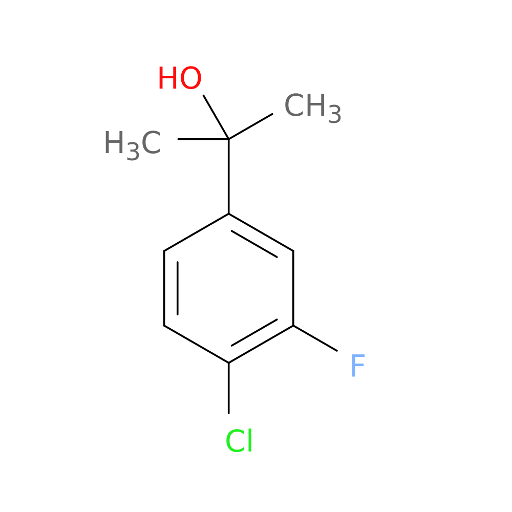 2-(4-chloro-3-fluorophenyl)propan-2-ol