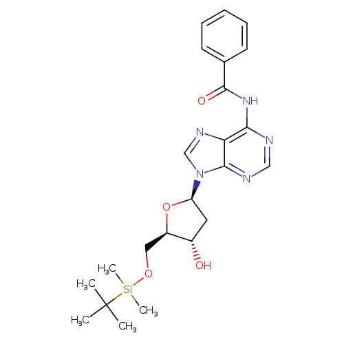 N-(9-((2R,4S,5R)-5-(((Tert-Butyldimethylsilyl)Oxy)Methyl)-4-Hydroxytetrahydrofuran-2-Yl)-9H-Purin-6-Yl)Benzamide