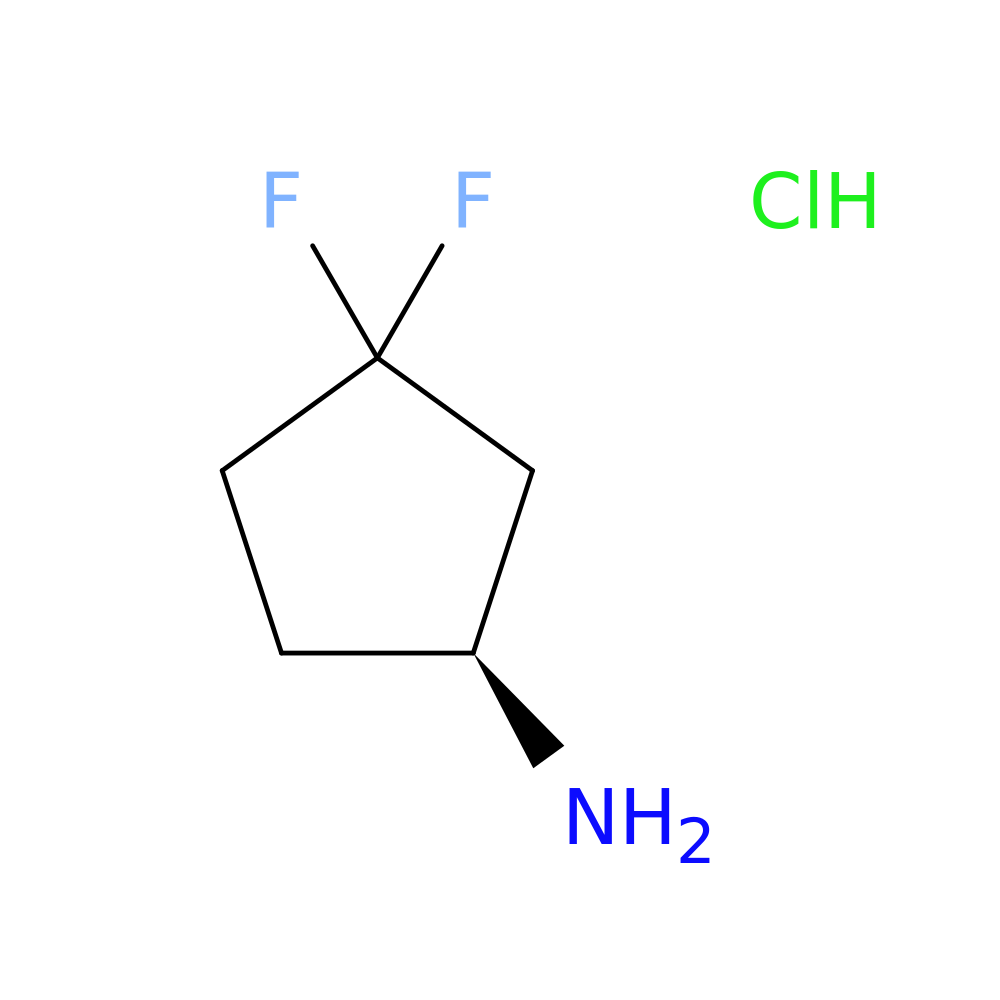 (S)-3,3-Difluorocyclopentanamine hydrochloride