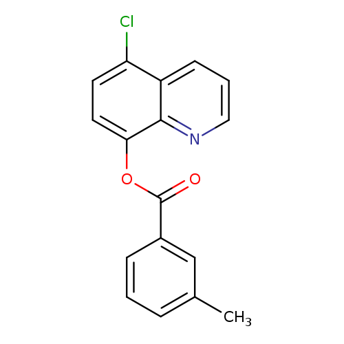 5-chloroquinolin-8-yl 3-methylbenzoate