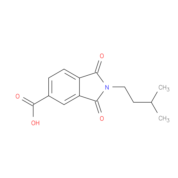 2-(3-Methyl-butyl)-1,3-dioxo-2,3-dihydro-1h-isoindole-5-carboxylic acid