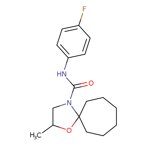 N-(4-fluorophenyl)-2-methyl-1-oxa-4-azaspiro[4.6]undecane-4-carboxamide