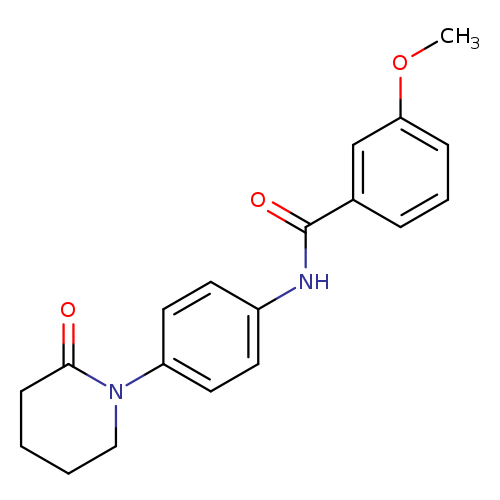 3-methoxy-N-[4-(2-oxopiperidin-1-yl)phenyl]benzamide