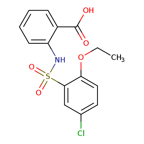 2-(5-chloro-2-ethoxybenzenesulfonamido)benzoic acid