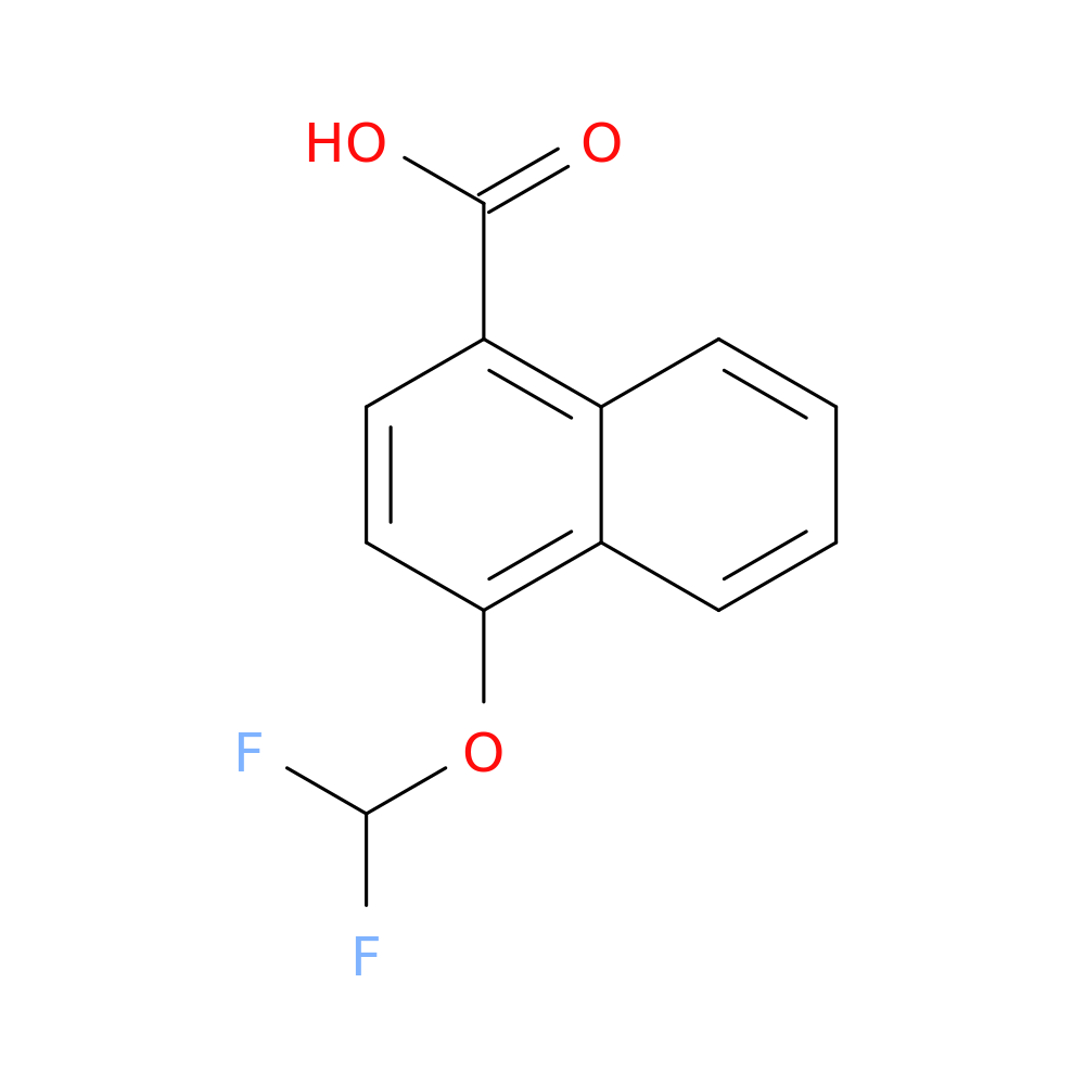 1-(Difluoromethoxy)naphthalene-4-carboxylic acid