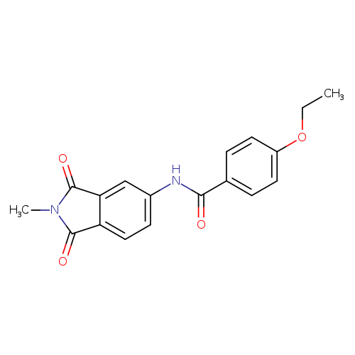 4-ethoxy-N-(2-methyl-1,3-dioxo-2,3-dihydro-1H-isoindol-5-yl)benzamide
