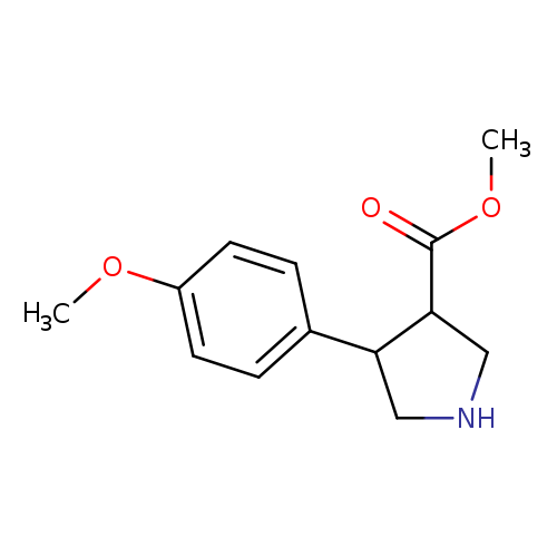 4-(4-Methoxyphenyl)pyrrolidine-3-methylcarboxylate