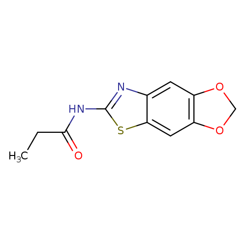 N-{4,6-dioxa-10-thia-12-azatricyclo[7.3.0.0^{3,7}]dodeca-1(9),2,7,11-tetraen-11-yl}propanamide