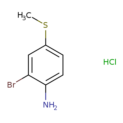 2-bromo-4-(methylsulfanyl)aniline hydrochloride