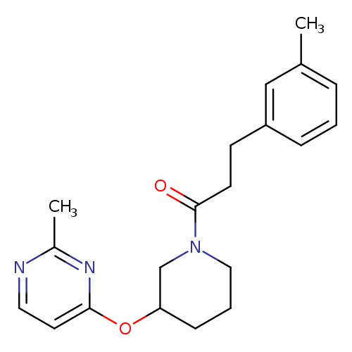 3-(3-methylphenyl)-1-{3-[(2-methylpyrimidin-4-yl)oxy]piperidin-1-yl}propan-1-one