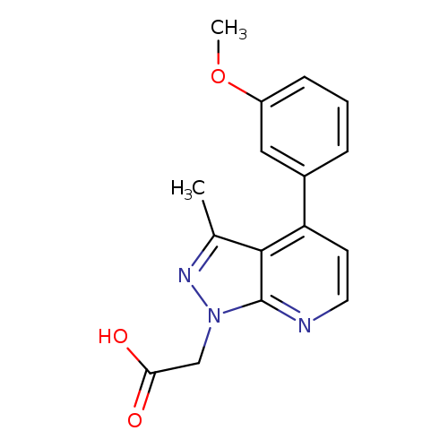 2-(4-(3-Methoxyphenyl)-3-methyl-1H-pyrazolo[3,4-b]pyridin-1-yl)acetic acid