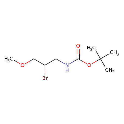 tert-butyl N-(2-bromo-3-methoxypropyl)carbamate