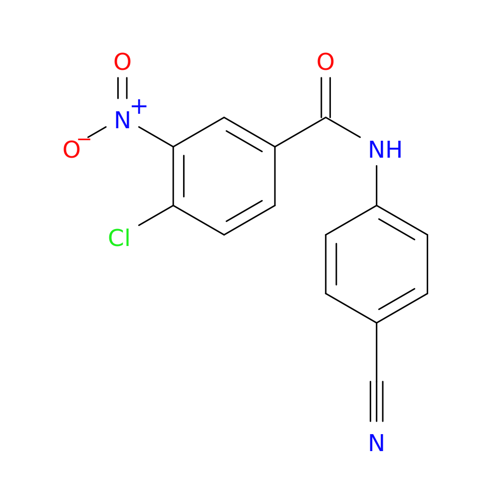 4-chloro-N-(4-cyanophenyl)-3-nitrobenzamide