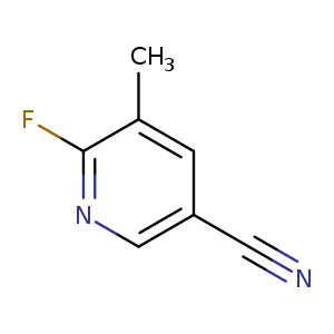 3-Pyridinecarbonitrile, 6-fluoro-5-methyl-
