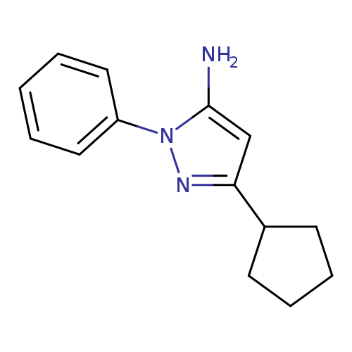 3-Cyclopentyl-1-phenyl-1h-pyrazol-5-amine