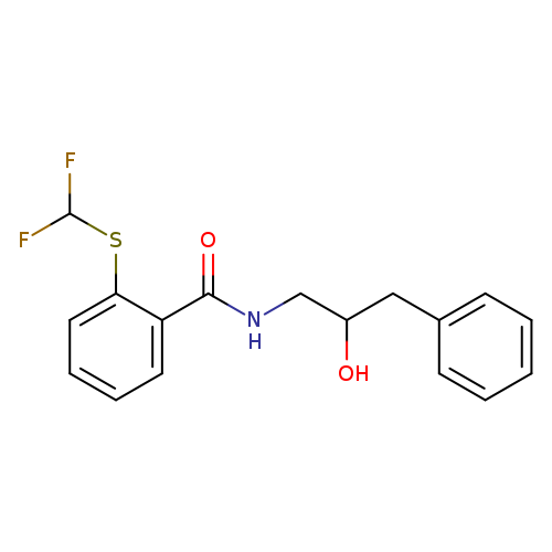 2-[(difluoromethyl)sulfanyl]-N-(2-hydroxy-3-phenylpropyl)benzamide