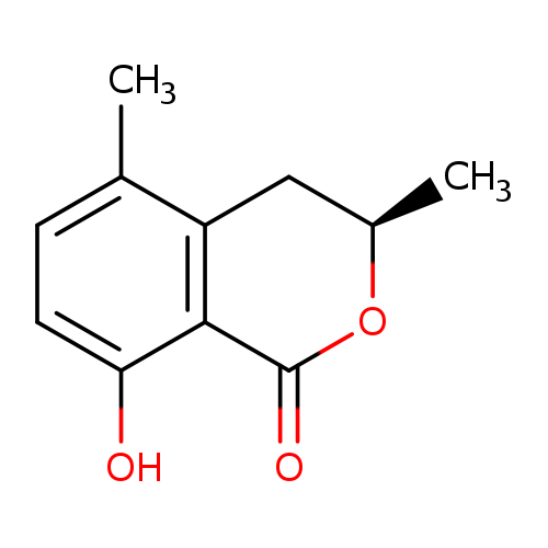 1H-2-Benzopyran-1-one, 3,4-dihydro-8-hydroxy-3,5-dimethyl-, (R)-
