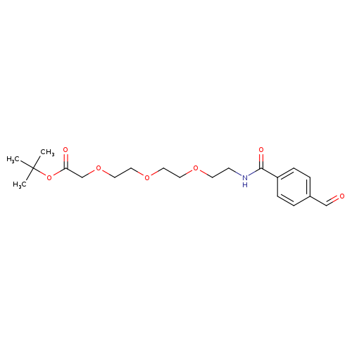 tert-butyl 1-(4-formylphenyl)-1-oxo-5,8,11-trioxa-2-azatridecan-13-oate